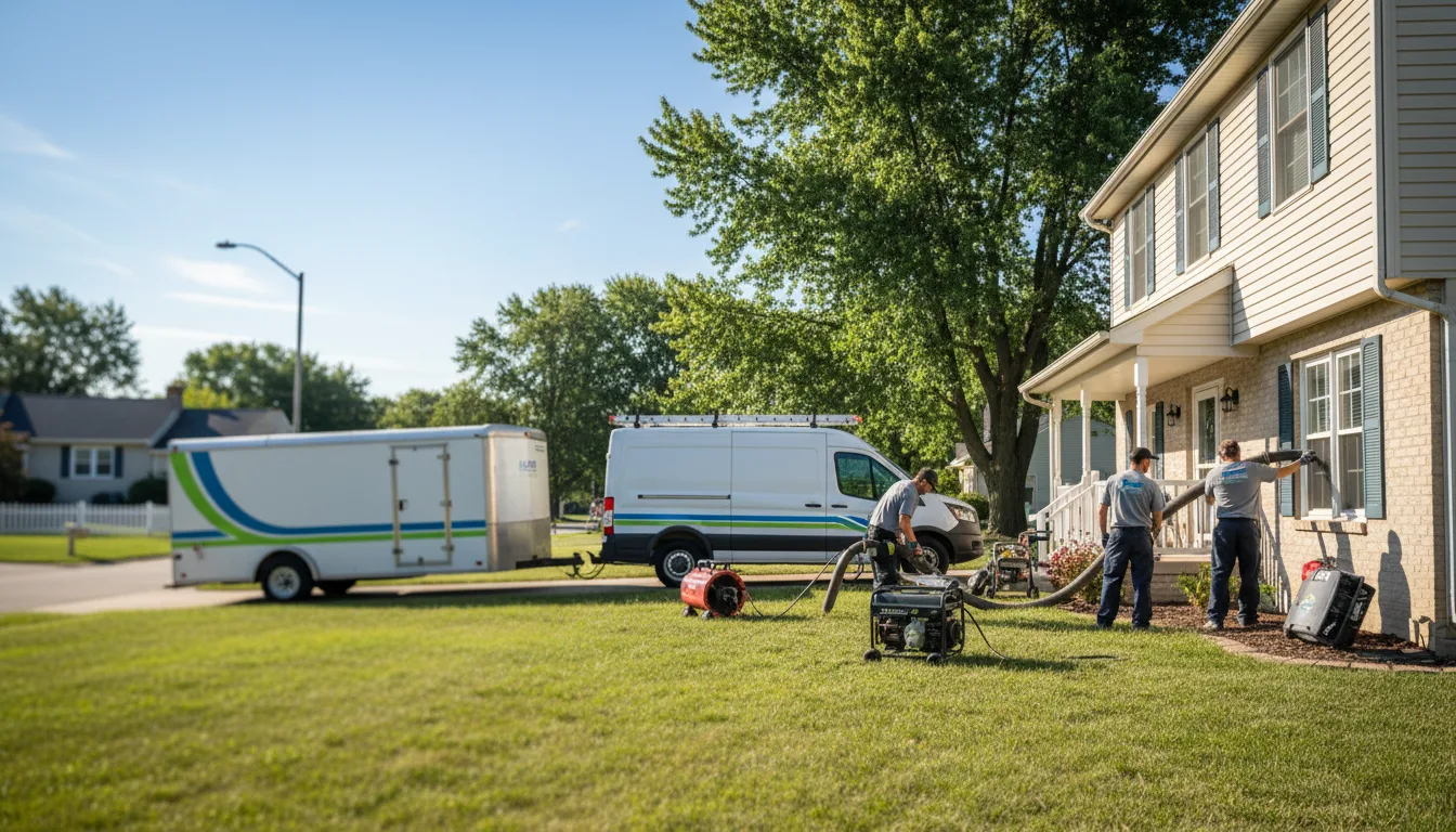 Flooded Basement Restoration And Cleanup With Repair in Scottown, OH near me